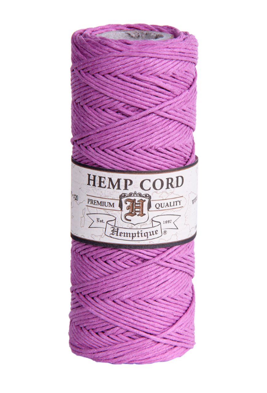 Hemptique 1mm #20 Hemp Cord Spools Jewelry Making Macrame Crochet Crafting Gift Wrapping